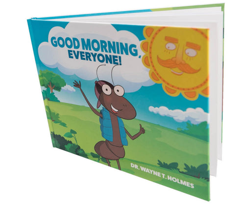 Good Morning, Everyone hardcover book angled view